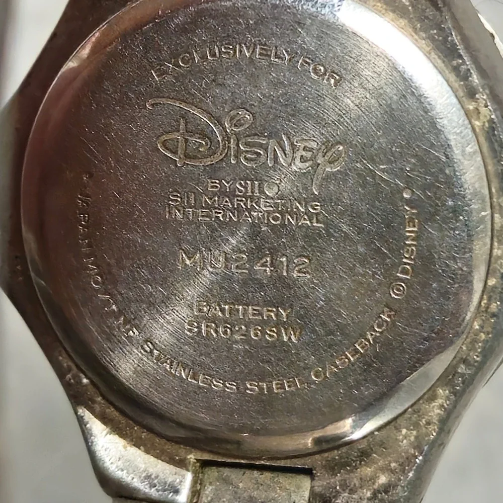 Lot of 3 Vintage Mickey Mouse And Disney‎ Watches-Walt Disney 1 For Parts 2 Work
